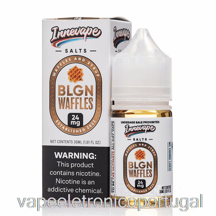 Vape Eletronico Blgn Waffles Salts - Innevape E-liquids - 30ml 50mg